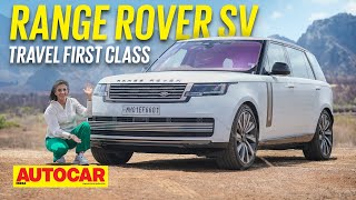 2023 Range Rover SV review  Range Topper  First Drive  Autocar India [upl. by Dimah515]