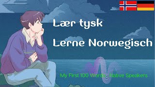 Norwegisch Norwegisch lernen Tysk Lær tysk Tysk ordforråd GermanNorwegian My First 100 Words [upl. by Duston]