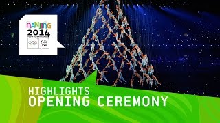 Opening Ceremony  Highlights  Nanjing 2014 Youth Olympic Games [upl. by Parik985]