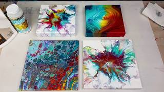 NEW Acrylic Pouring RECIPE😲 DecoArt Pouring Medium  Did it work Better this Time Fluid Painting [upl. by Levenson]