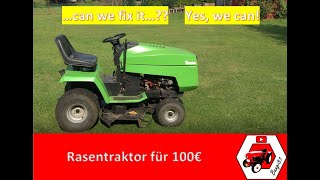 Rasentraktor für 100€  can we fix it  Viking GT16H  Teil 3  Messer Auswuchten leicht gemacht [upl. by Baniaz745]