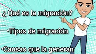 ¿ Qué es la migración [upl. by Nivlad248]