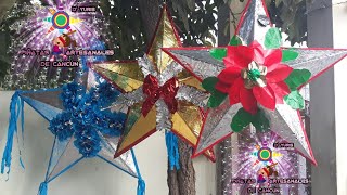 Como forrar una piñata de estrella tridimensional [upl. by Anwahsar971]