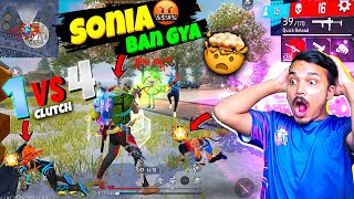 Impossible 1 VS 4 🤯 मुझे Sonia बना दिया 🤬🤦‍♂️  FROSTFIRE HYPERBOOK REVIEW  JASWANT GAMER [upl. by Nnyloj]