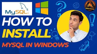 How to install mysql in windows OS  Java Fever [upl. by Anitsirc]