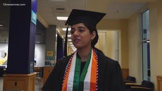 VWU student graduates after starting in India during the COVID19 pandemic [upl. by Homovec]