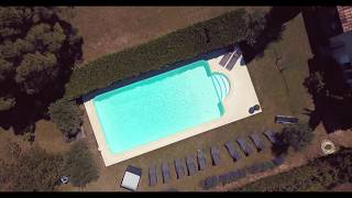 Prise de vue par drone de la Magnanerie beau Mas de Provence [upl. by Airenahs]