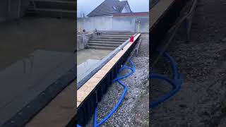 Construction d’une piscine à débordement effet miroir [upl. by Azal]