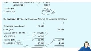 Chapter 11 Capital Gains Tax – Individuals part 5  ACCA TXUK Taxation FA 2023 [upl. by Ahseer955]