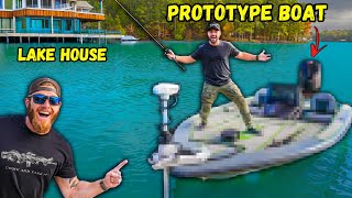 Revealing New PROTOTYPE Hybrid Bass Boat  ft Jiggin w Jordan [upl. by Bord]