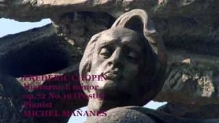 CHOPIN Nocturne Op 72 no 1 No 19 E minor  Michel Mananes CD [upl. by Adnalra970]