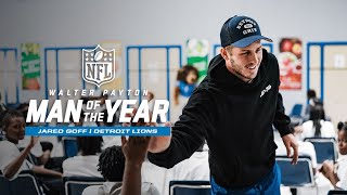 Lions 2022 Walter Payton Man of the Year Nominee Jared Goff [upl. by Blessington]