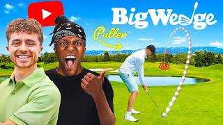 YOUTUBERS CONTROL BIG WEDGE GOLF [upl. by Uolyram]