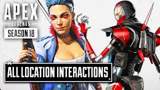 NEW LOCATION Based LORE Interaction Voicelines  Apex Legends Season 18 [upl. by Ollie]