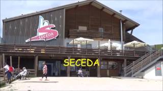 Furnes Seceda and the Fermeda Seceda Lifts Ortisei Italian Dolomites [upl. by Yahsel]