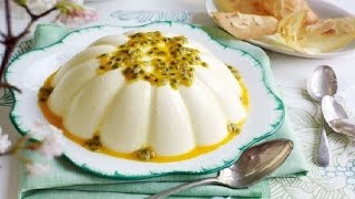 Panna cotta al frutto della passioneRICETTA SEMPLICE E VELOCE [upl. by Car525]