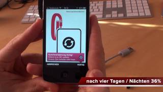 Jawbone Up Review Deutsch German [upl. by Nodnart358]