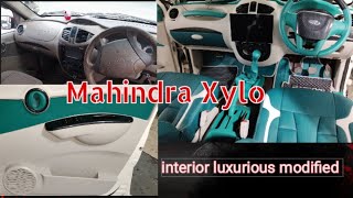 📞9322578096 Mahindra Xylo 🤩 interior luxurious modification Persiamahindraxylo interior modified [upl. by Derwood]