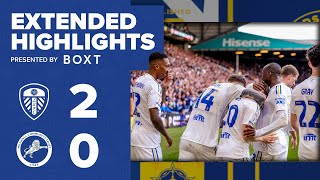 Extended highlights Leeds United 20 Millwall  EFL Championship [upl. by Ennayt]