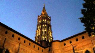 Carillon at La Basilica de SaintSernin Toulouse France [upl. by Lunseth]