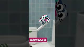 WANDERLAND295 Toothbrush with baby 👶 animation cartoon doodles WANDERLAND295 viralshort [upl. by Rednas]