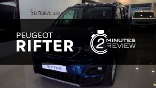 Peugeot Rifter un auto para toda la familia 2MinutesReview [upl. by Duntson]