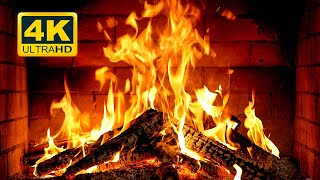 🔥 Cozy Fireplace 4K 12 HOURS Fireplace with Crackling Fire Sounds Crackling Fireplace 4K [upl. by Enel972]