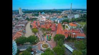 2022 August  Malacca City By Drone [upl. by Ritch]