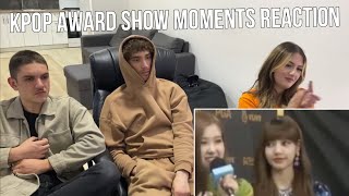 Reacting To KPOP AWARD SHOW MOMENTS I THINK ABOUT ALOT PART 2 had me shook [upl. by Esau]