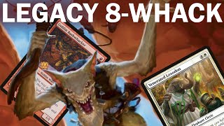 GOTTA GO FAST with Legacy 8Whack Goblin Bushwhacker Artifact Aggro with Venerated Loxodon MTG [upl. by Naleag198]