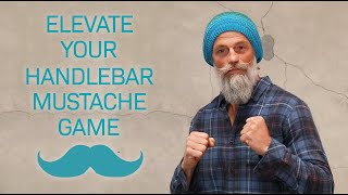 How To Grow And Style A Handlebar Mustache [upl. by Thora]