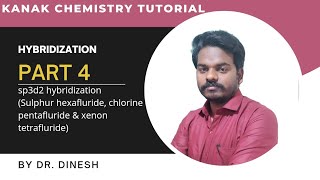 Hybridization Part 4 SF6 I ClF5 I XeF4 [upl. by Gerg]