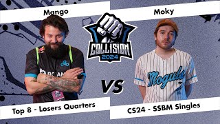 Collision 2024  Mango Falco VS Moky Fox  Melee Top 8  Losers QuarterFinals [upl. by Ahsatam]