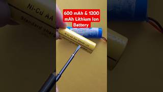 600 mAh Lithium Ion Battery shorts ytshorts shortvideo short shortsfeed [upl. by Ellesij]