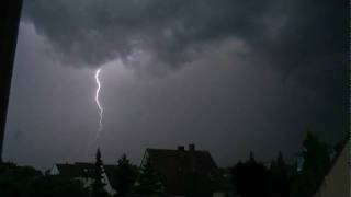 Gewitter am 2608  Entstehung und Entladung [upl. by Aninaj]