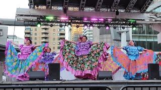 Multicultural Folk Art Festival at Dundas Square 20240627 1India and Mexico Dancing印度和墨西哥舞 [upl. by Charlene]