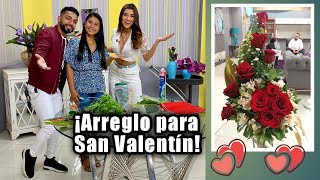 ❤️🌹 ARREGLO FLORAL PARA SAN VALENTÍN desde VOSTV Nicaragua  Lucía Alemán [upl. by Iamhaj]