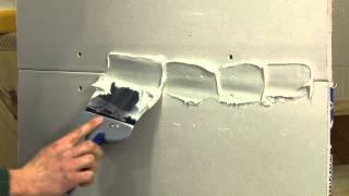 Finishing a Drywall Joint STEP 1 [upl. by Eessac]