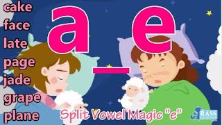 Split Vowel Magic quotequot  ae  Jane and Kate  Phonics Reader Go Phonics 2C Unit 17  EFL  ESL [upl. by Netsyrc]