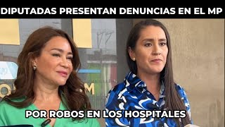 EVELYN MORATAYA Y KARINA PAZ PRESENTAN DENUNCIAS CONTRA GERENTES DE HOSPITALES GUATEMALA [upl. by Ahsercal]