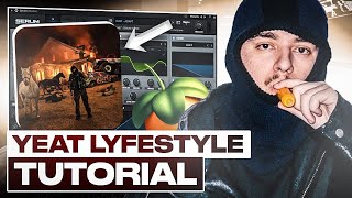 How To Make LYFESTYLE BEATS For YEAT From Scratch [upl. by Elades395]