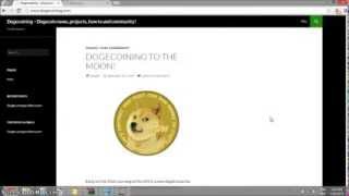 Getting started with Dogecoin  Step 1  Downloading a Dogecoin wallet [upl. by Iaria]