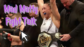 Listen In Rose Namajunas and Carla Esparza cornering at UFC 274 [upl. by Goodrich880]