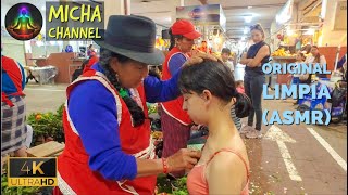 Spiritual Cleansing with Strong Massage LIMPIA ESPIRITUAL with Doña Natividad ASMR in Ecuador [upl. by Ardnnaed]