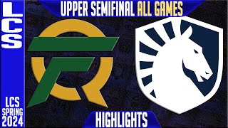 FLY vs TL Highlights ALL GAMES  LCS Spring 2024 Playoffs Semifinal  FlyQuest vs Team Liquid [upl. by Charlotte]