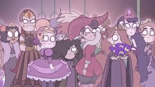 Star vs the forces of Evil Meeting of Queens and Jushtin of Mewni Seanson 4 Clip [upl. by Eatnad]