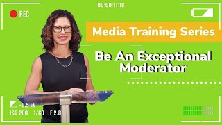 How To Moderate A Panel Discussion Audiences Will Love  Media Training [upl. by Ennoirb833]