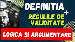 Bac Logica si argumentare Definitia structura si reguli de validitate [upl. by Berkie]