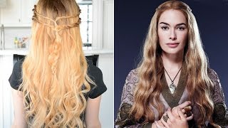 Cersei Lannister Inspired Hairstyle  Game Of Thrones Hair Tutorial [upl. by Ximenes754]