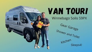 VAN TOUR Winnebago Solis 59PX [upl. by Bolan]